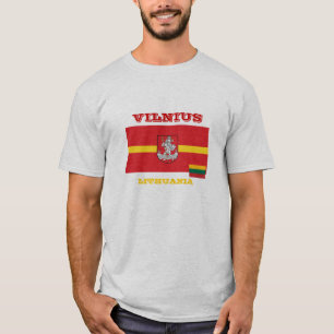 Flaggen-Shirt Litauens Vilnius T-Shirt