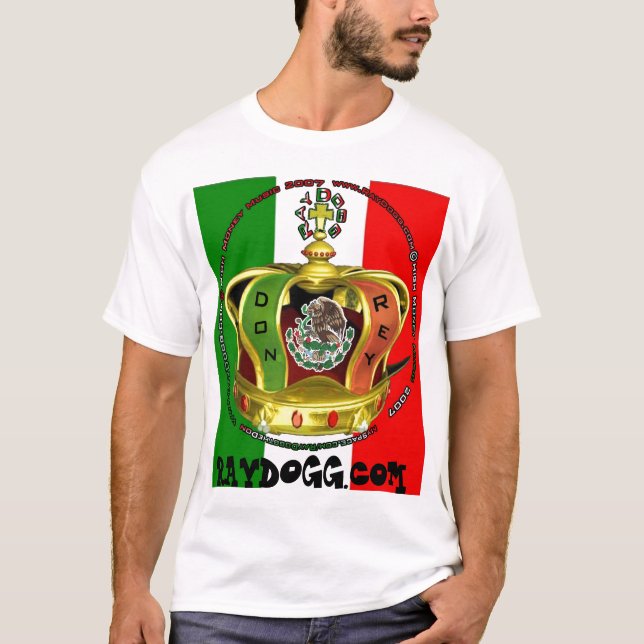FLAGGEN-SPITZE DES STRAHLN-DOGG MEX T-Shirt (Vorderseite)