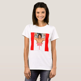 Flaggen-T-Shirt Justin Trudeau Kanada T-Shirt