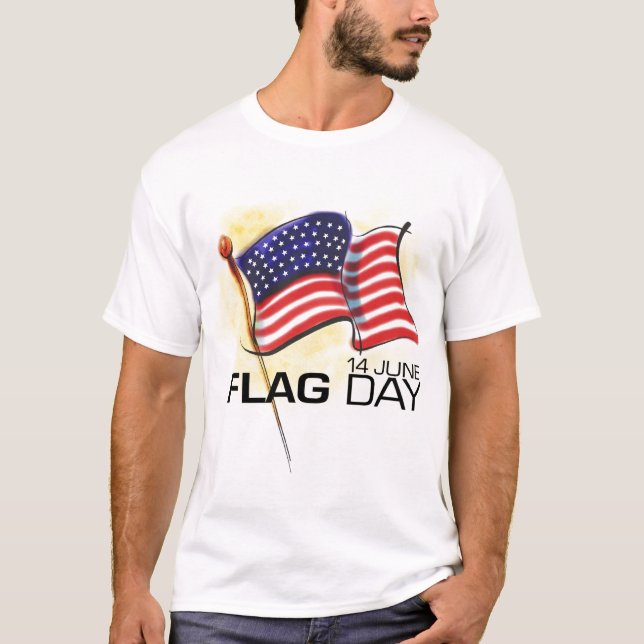 Flaggen-Tag am 14. Juni T-Shirt (Vorderseite)