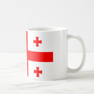 Flaggen-Tasse Georgia (Land) Kaffeetasse