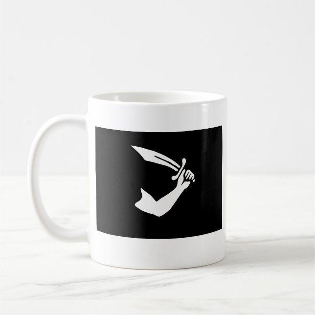 Flaggen-Tasse Thomas Tew Kaffeetasse (Links)