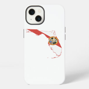 Flaggen und Karte des Staates Florida iPhone 13 Hülle