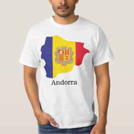 Flaggen und Länder Andorra T-Shirt