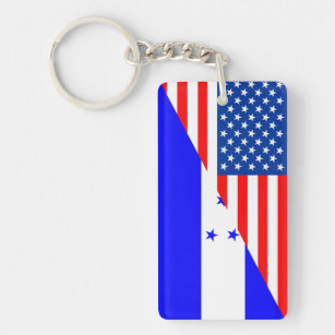 Flaggen-USA-Zählung Vereinigter Staaten Amerika Schlüsselanhänger