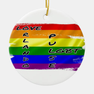 Flaggen-Verzierung des Impuls-LGBT Keramikornament