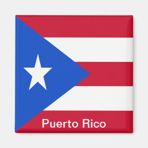 Flaggen von Puerto Rico Magnet