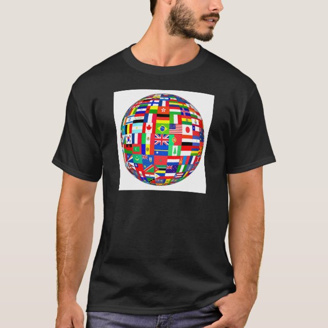 FLAGGEN VON THE GLOBE T-Shirt (Vorderseite)