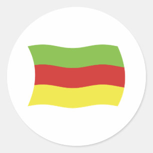 Flaggenaufkleber für Bodos People Runder Aufkleber