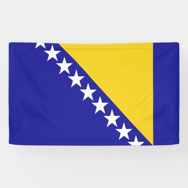 Flaggenbanner für Bosnien und Herzegowina Banner