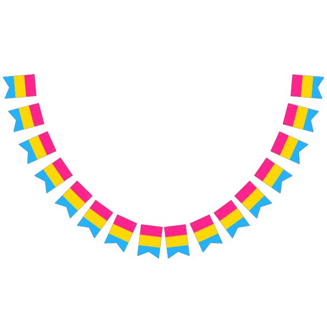 Flaggenbanner für Pansexualität Wimpelkette (Alle)
