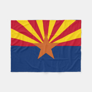 Flaggenbild des Staates Arizona Fleecedecke