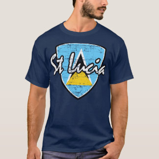 Flaggenentwurf St. Lucian T-Shirt