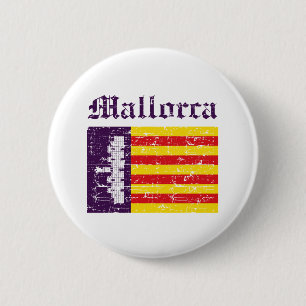 Flaggenentwürfe Mallorca Italien Button