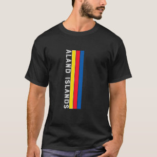 Flaggenfarben der Ålandinseln T-Shirt