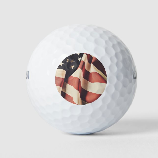 Flaggenfilter der United Staaten Golfball (Vorderseite)