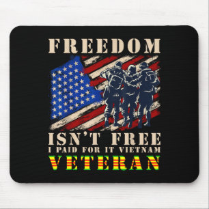 Flaggenfreiheit wird nicht von Vietnam-Veteranen b Mousepad