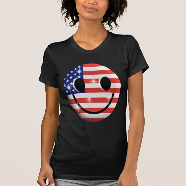 Flaggengesicht T-Shirt (Vorderseite)