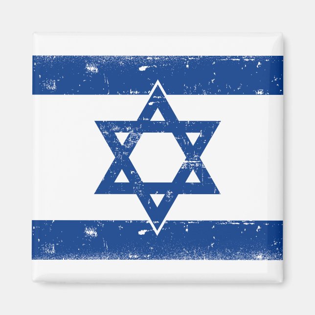 Flaggengrungge Israel Magnet (Vorne)