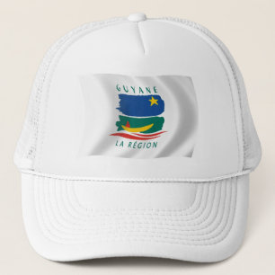 Flaggenhut von Französisch-Guayana Truckerkappe