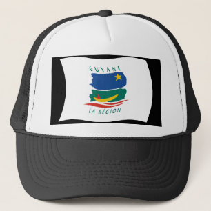 Flaggenhut von Französisch-Guayana Truckerkappe