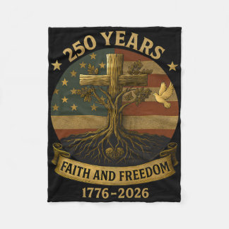 Flaggenkreuzbaum 250 Jahre Glaube und Freiheit 177 Fleecedecke