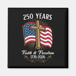 Flaggenkreuzbaum 250 Jahre Glaube und Freiheit 177 Magnet