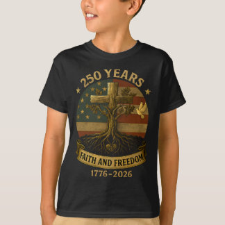 Flaggenkreuzbaum 250 Jahre Glaube und Freiheit 177 T-Shirt