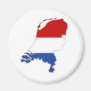 Flaggenlandkarte Magnet