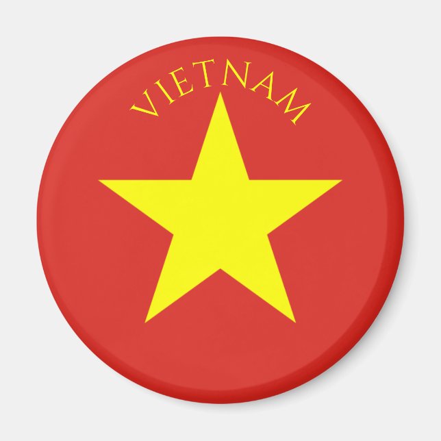 Flaggenmagnet vietnam magnet (Vorne)