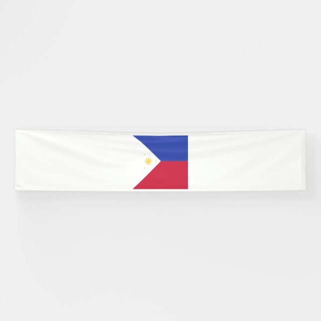 Flaggenmarke der Philippinen Banner (Horizontal)