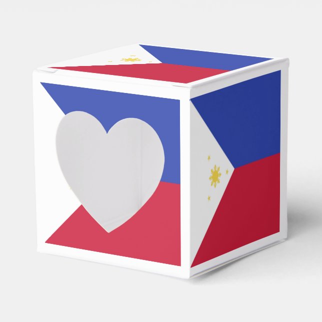 Flaggenmarke der Philippinen Geschenkschachtel (Vorderseite)