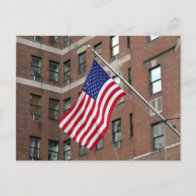 Flaggenmast Postkarte (Vorderseite)