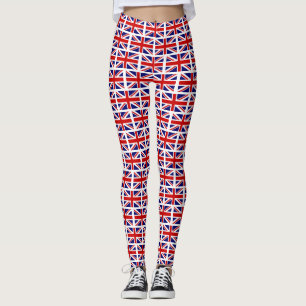 Flaggenmuster Yoga oder Workout des britischen Leggings