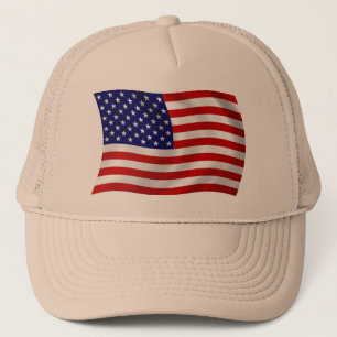 Flaggenmütze der Vereinigten Staaten von Amerika ( Truckerkappe