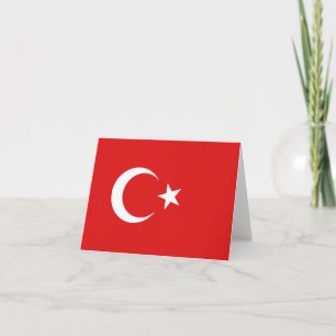 Flaggennotiz der Türkei Karte