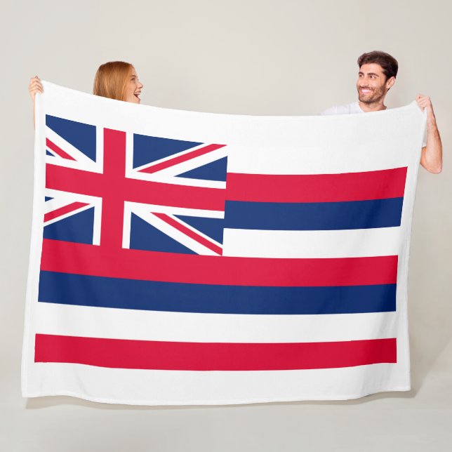 Flaggenpatentbuch des Staates Hawaii Fleecedecke (Beispiel)