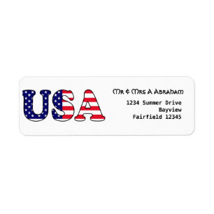Flaggenpatriotin der USA