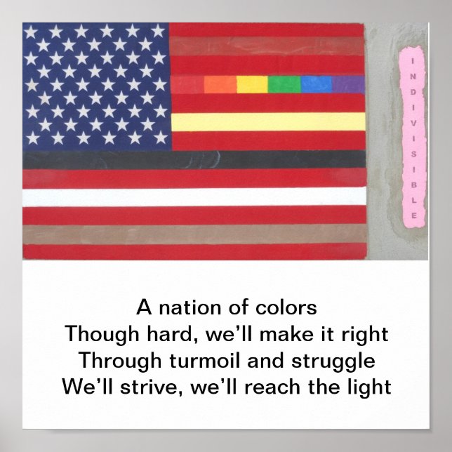 Flaggenplakat Poster (Vorne)