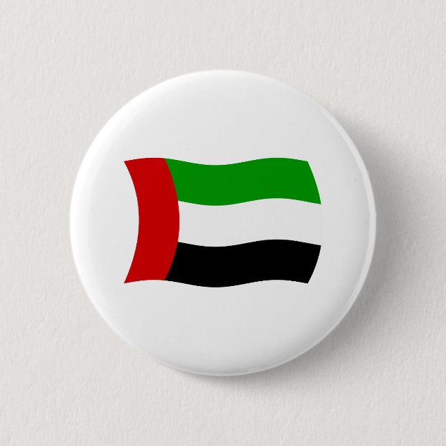 Flaggenschaltfläche der Vereinigten Arabischen Emi Button (Vorderseite)