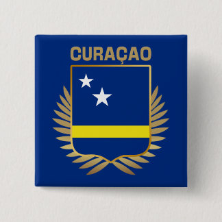 Flaggenschild Curacao Button