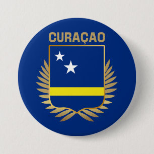 Flaggenschild Curacao Button