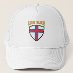 Flaggenschild der Färöer Truckerkappe