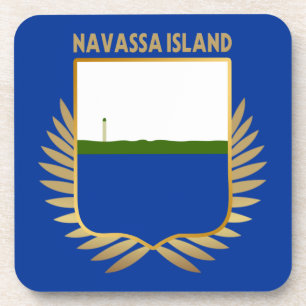 Flaggenschild der Navassa Getränkeuntersetzer