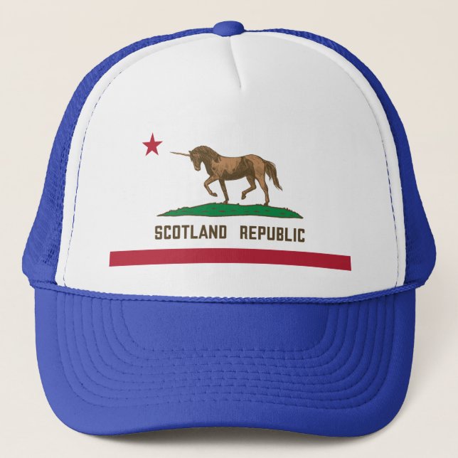 Flaggenschlösser der Republik Schottland Truckerkappe (Vorderseite)
