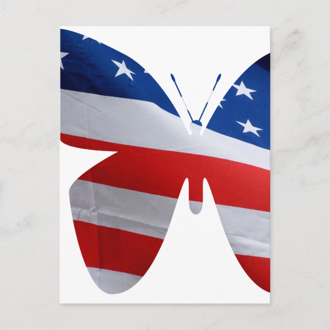Flaggenschmetterer Postkarte (Vorderseite)
