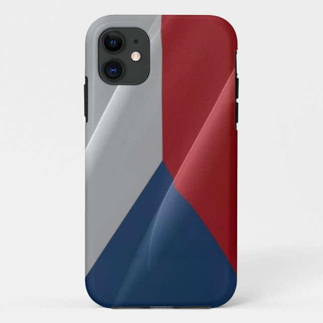Flaggenschwellen der Tschechischen Republik - Case-Mate iPhone Hülle (Rückseite)