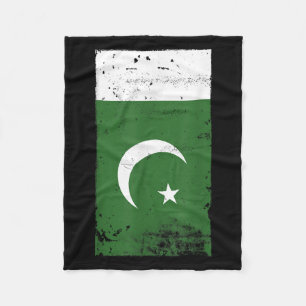 Flaggenstaat Pakistans Nationalstolz Fleecedecke