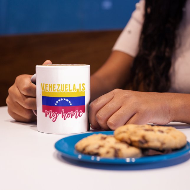 Flaggenstolz Venezuelas Kaffeetasse (venezuela is my home coffee mug)