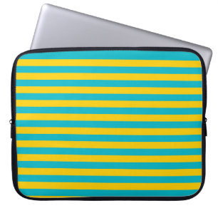 Flaggenstreifen aus Kasachstan mit kursiven Symbol Laptopschutzhülle